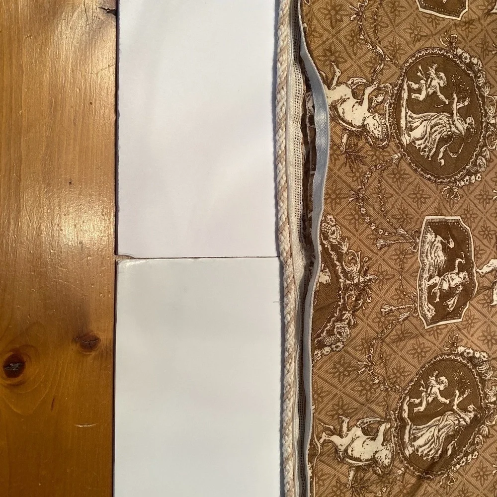 Pillow Cover with zipper. Custom made. 35”wide 15” depth.